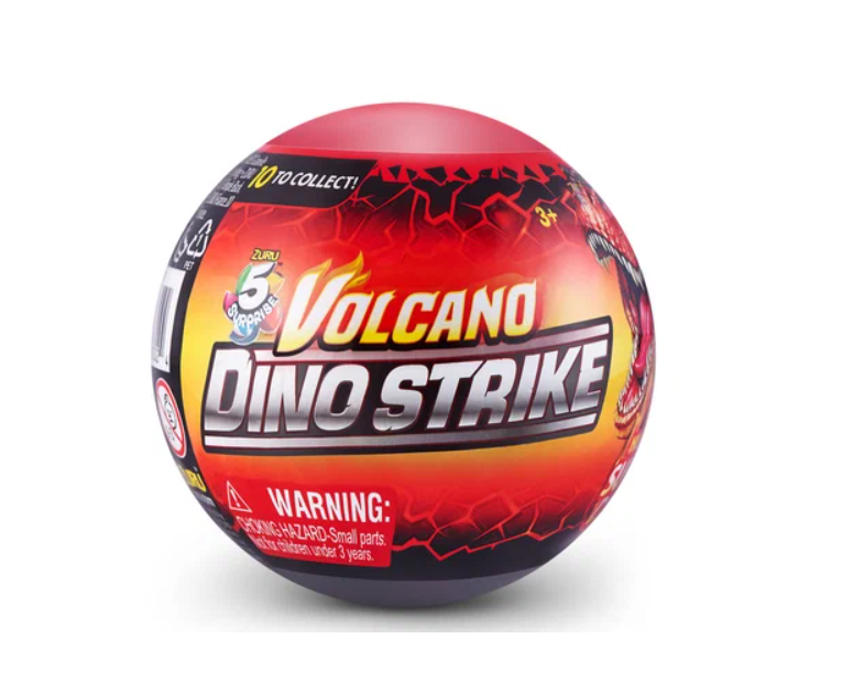 

Игрушка-сюрприз Zuru 5 surprise Dino strike Volcano