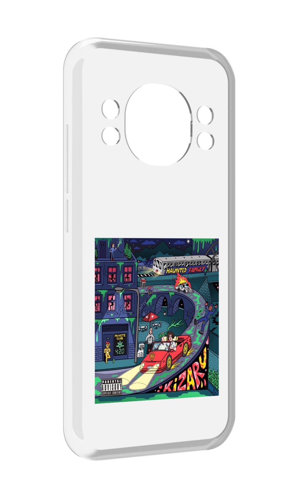 

Чехол MyPads Яд (альбом Kizaru) для Doogee S98 / S98 Pro, Прозрачный, Tocco
