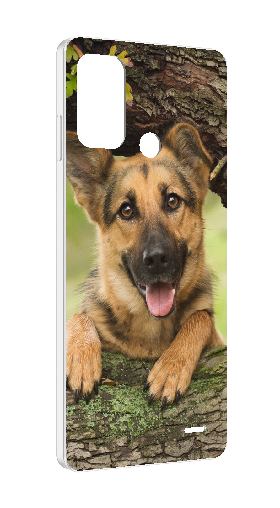 

Чехол MyPads Собака-на-дереве для ZTE Blade A52, Прозрачный, Tocco