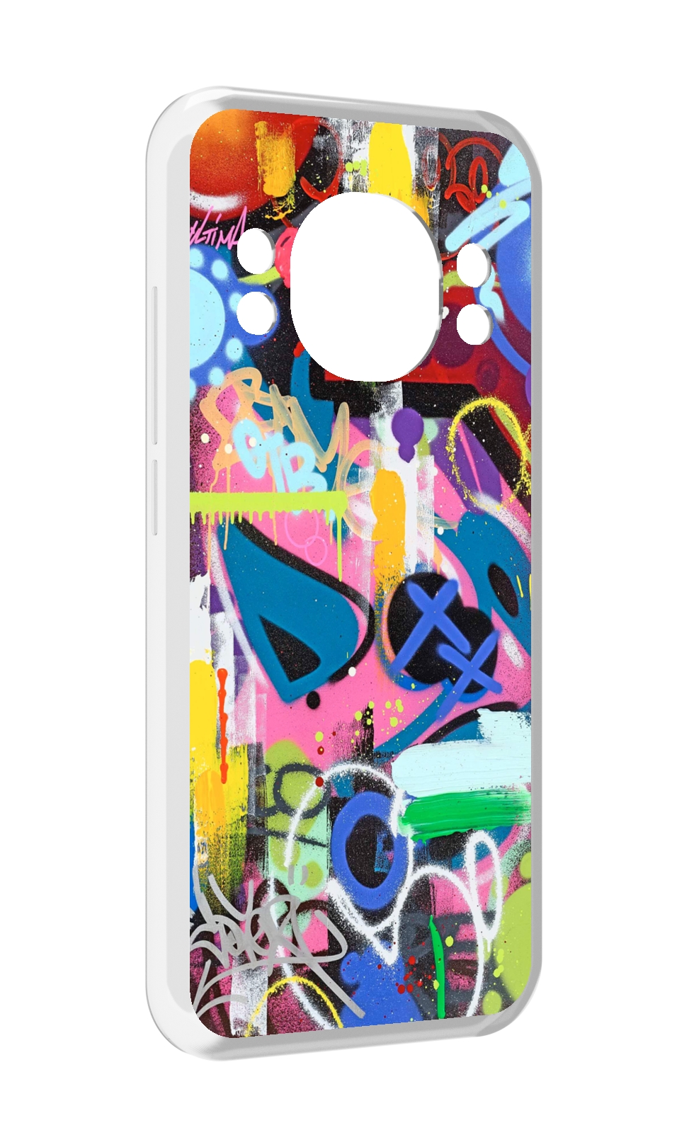 

Чехол MyPads абстракция-графити для Doogee S98 / S98 Pro, Прозрачный, Tocco