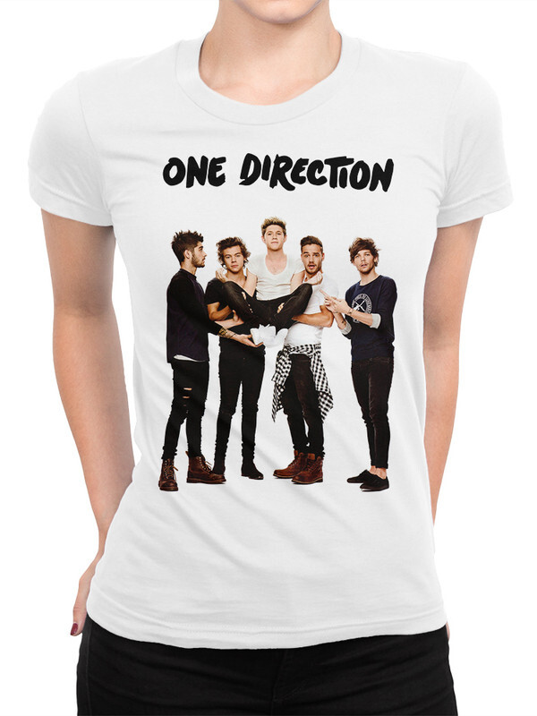 фото Футболка женская dream shirts one direction белая 2xl