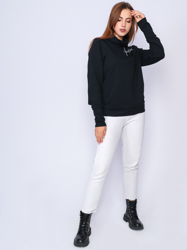 

Лонгслив женский Fashion Margo ДЖ021 черный 54 RU, ДЖ021