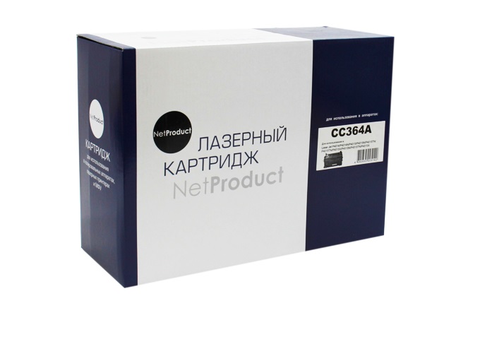 

Тонер-картридж для лазерного принтера NetProduct N-CC364A 120012050 Black, совместимый, Черный, N-CC364A