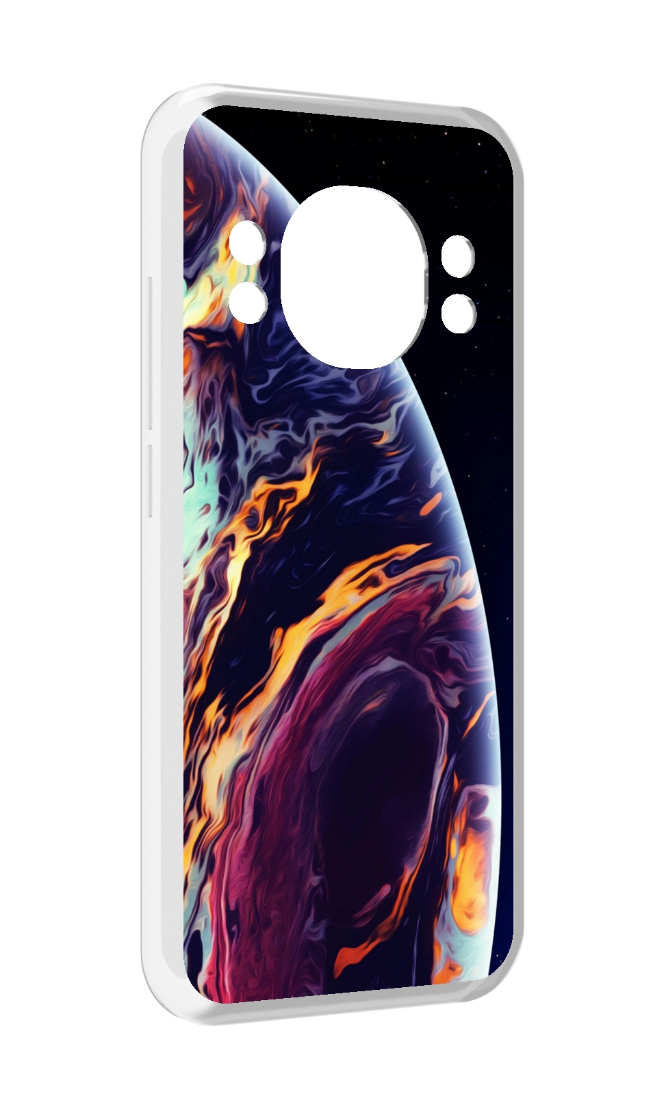

Чехол MyPads акварельная планета для Doogee S98 / S98 Pro, Прозрачный, Tocco