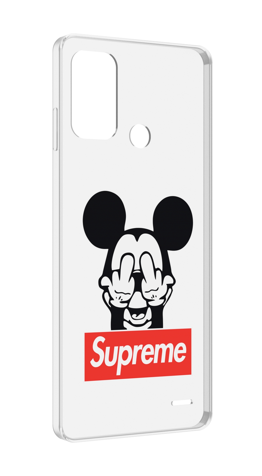 

Чехол MyPads Супримовский-Микки-маус для ZTE Blade A52, Прозрачный, Tocco