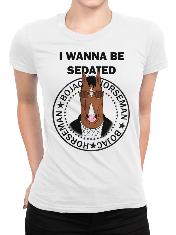 

Футболка женская Dream Shirts BoJack Horseman - Конь БоДжек белая XL, "BoJack Horseman - Конь БоДжек"