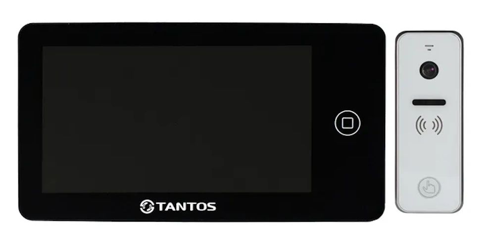 Комплект видеодомофона Tantos NEO (черный) и iPanel 2+(белая)