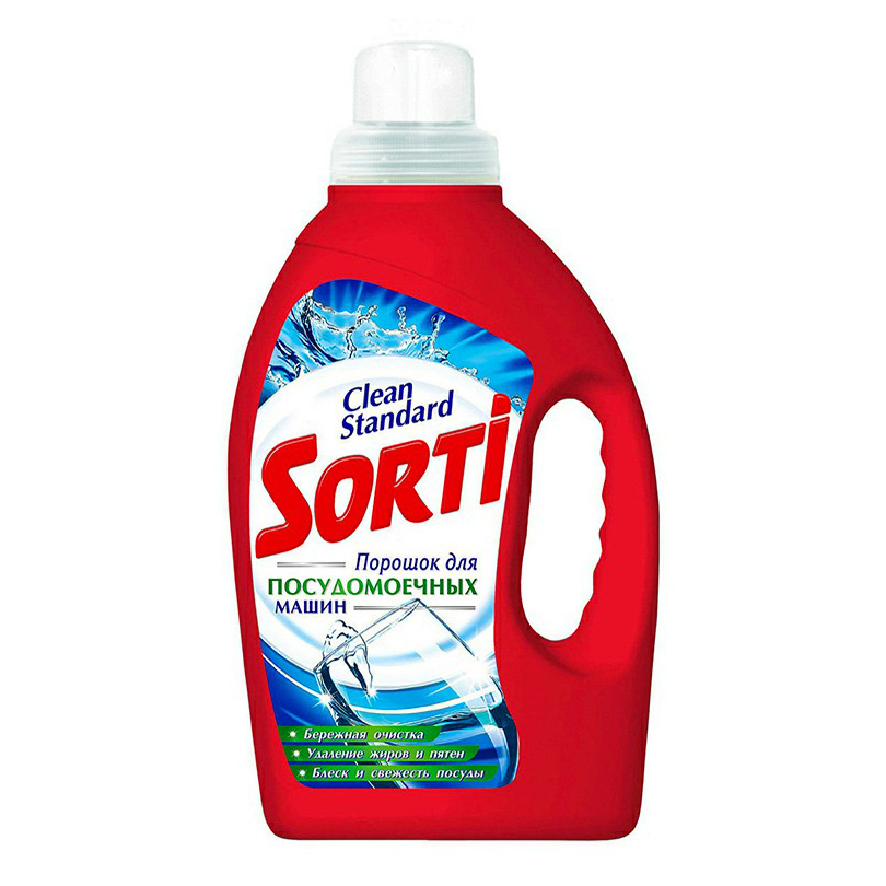 

Порошок Sorti Clean Standard для посудомоечной машины 1,3 кг