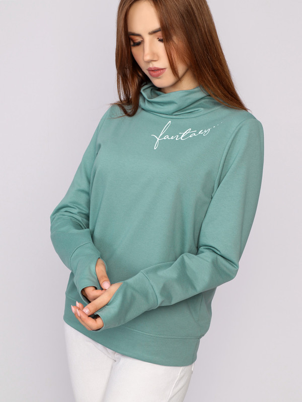 

Лонгслив женский Fashion Margo ДЖ021 хаки 46 RU, Зеленый, ДЖ021