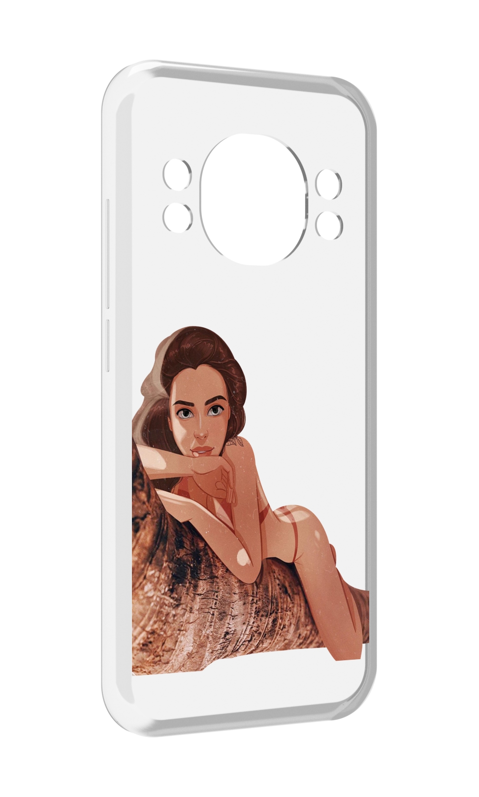 

Чехол MyPads амазонка-на-дереве для Doogee S98 / S98 Pro, Прозрачный, Tocco