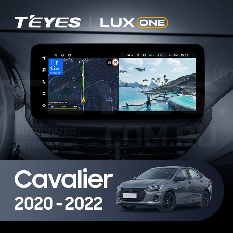 

Штатная магнитола Teyes LUX ONE 360 6/128 Chevrolet Cavalier (2020-2022), Lux One