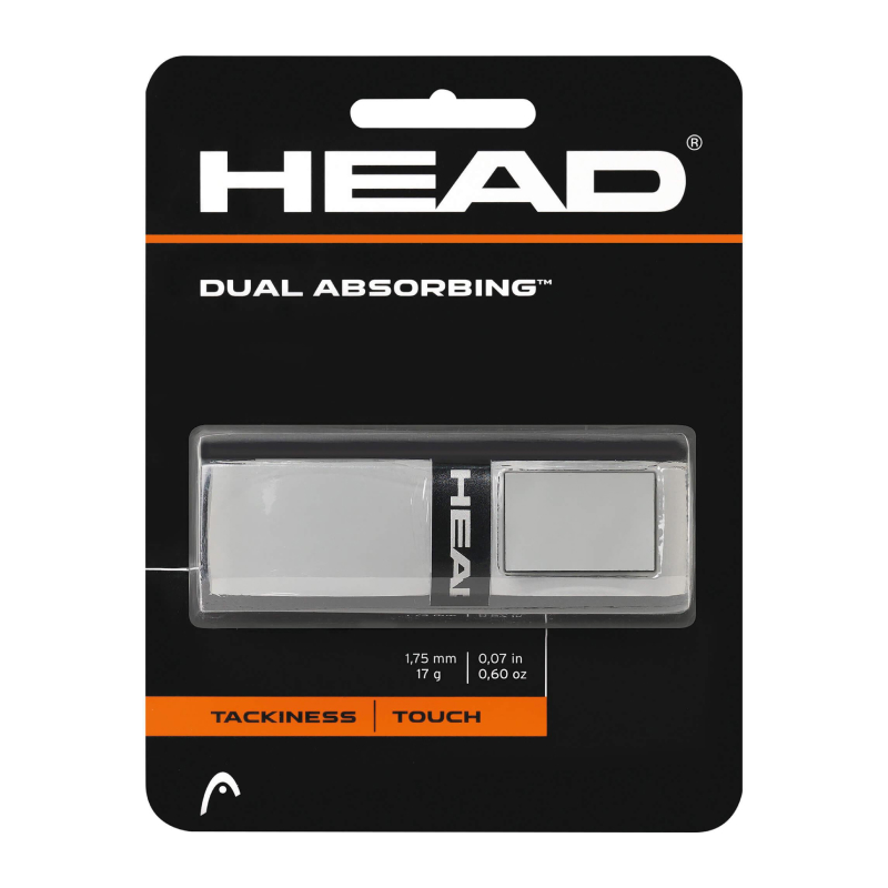 

Обмотка для ручки ракетки HEAD Grip Dual Absorbing x1, Gray, Серый, Grip Dual Absorbing x1