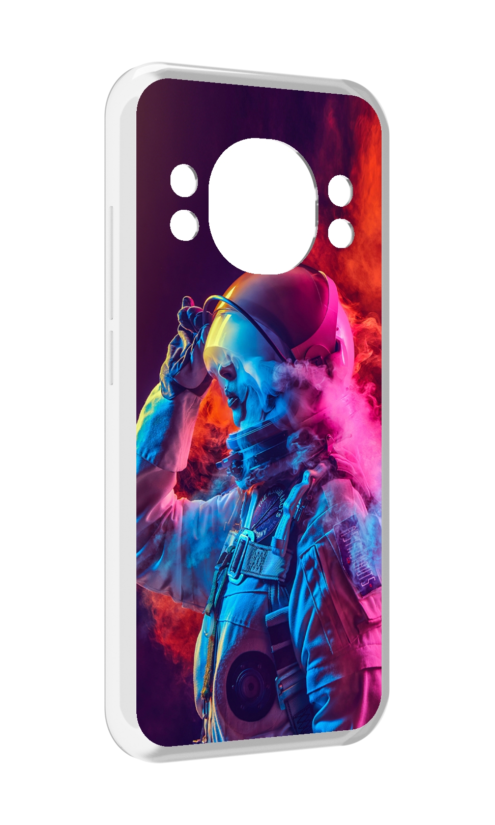 

Чехол MyPads астронавт в дыму для Doogee S98 / S98 Pro, Прозрачный, Tocco