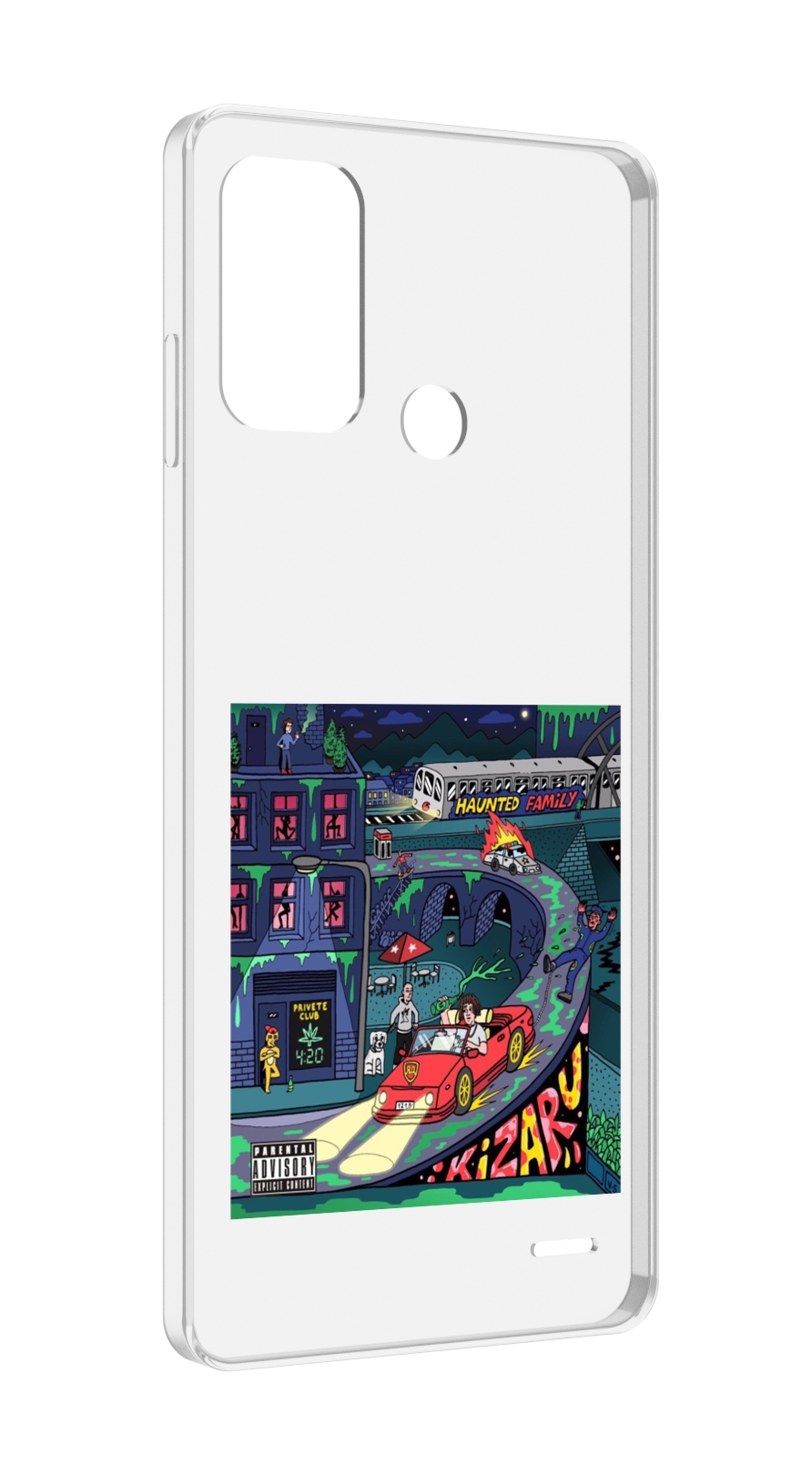 

Чехол MyPads Яд (альбом Kizaru) для ZTE Blade A52, Прозрачный, Tocco