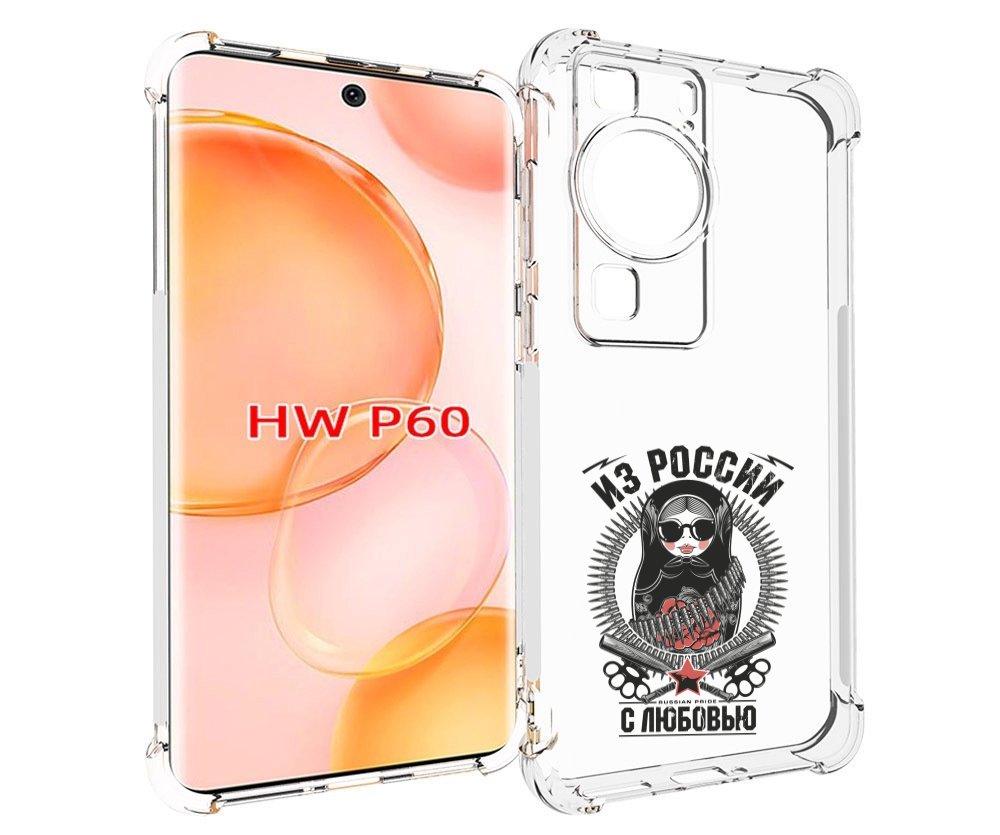 

Чехол MyPads Из России с любовью для Huawei P60, Tocco