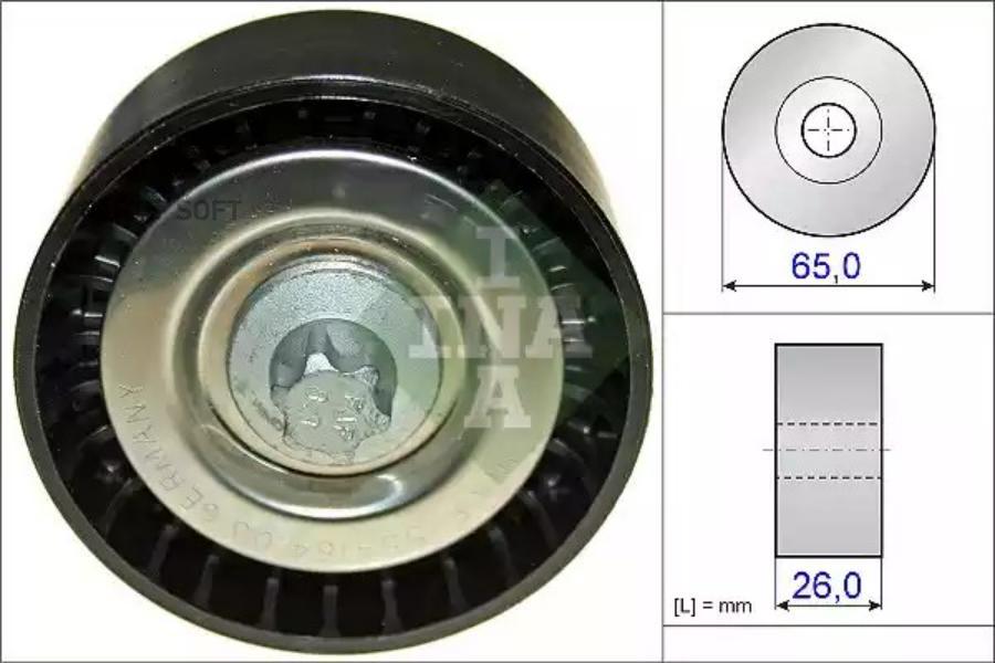 

INA Ролик ГРМ INA 532 0570 10