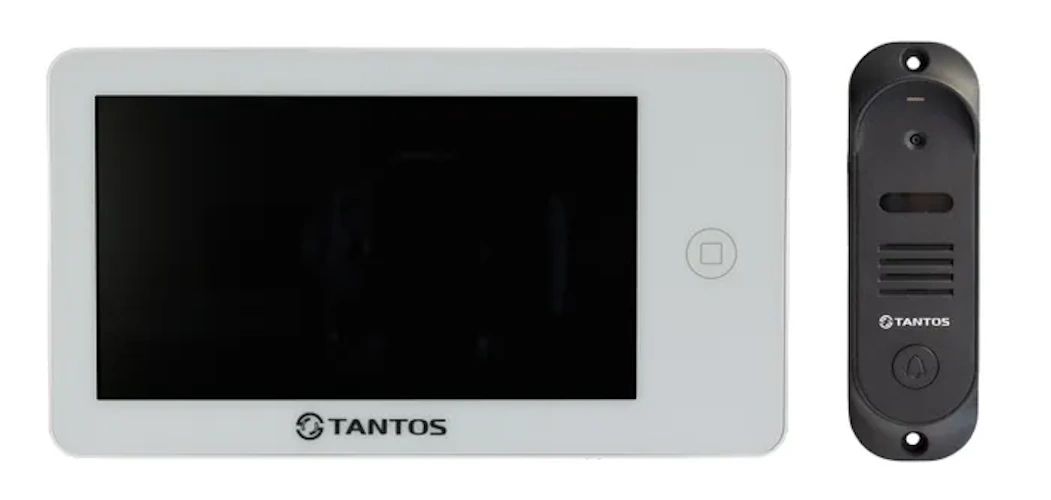 Комплект видеодомофона Tantos NEO (белый) HD и Stich HD (черный)