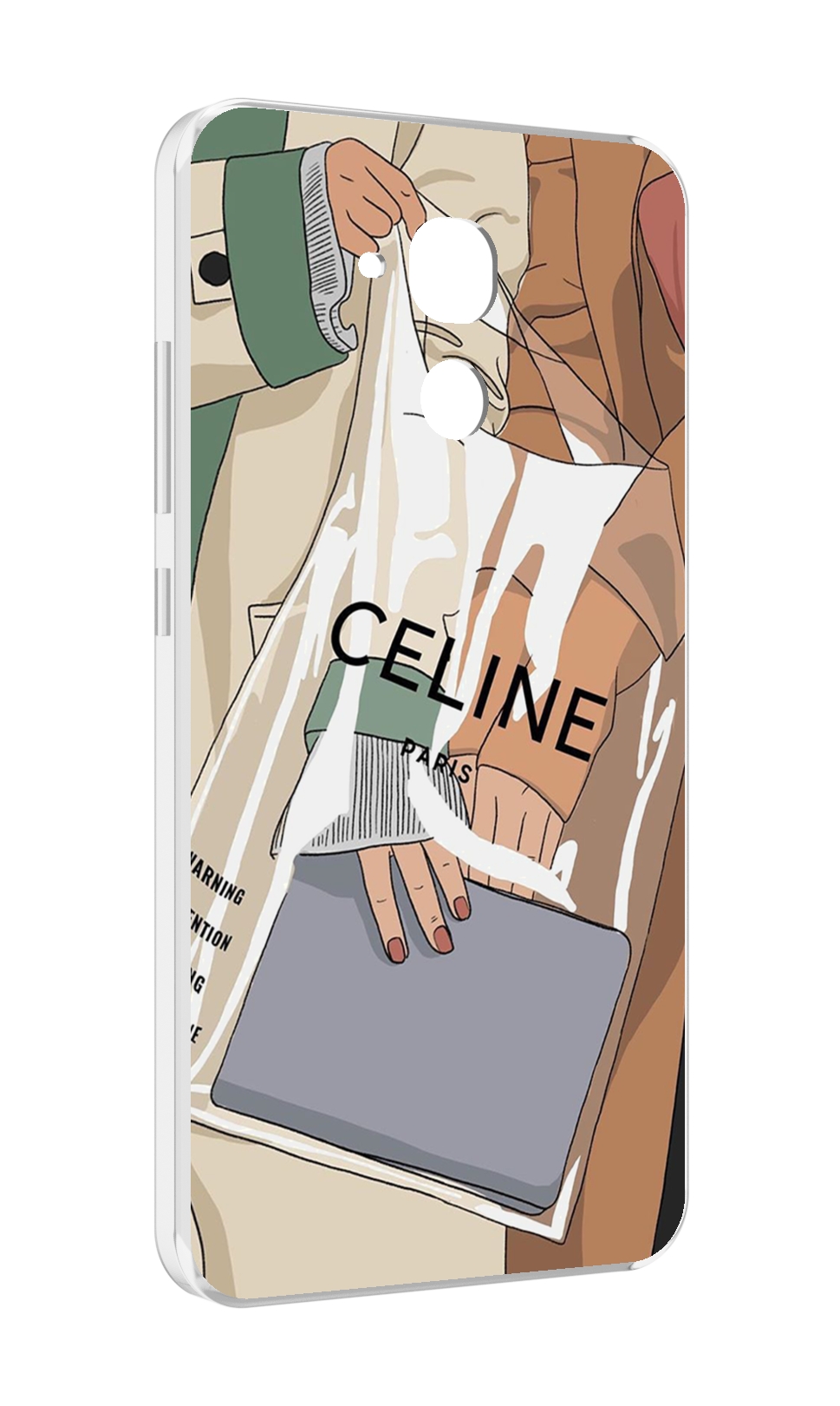 

Чехол MyPads пакет-келин-париж женский для Huawei Honor 5C/7 Lite/GT3 5.2, Прозрачный, Tocco