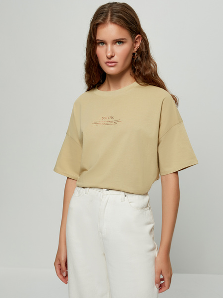 

Футболка женская ZARINA 2264530452 бежевая XS, 2264530452