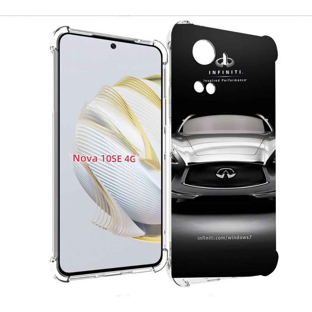 

Чехол MyPads infiniti-инфинити-1 для Huawei Nova 10 SE, Прозрачный, Tocco