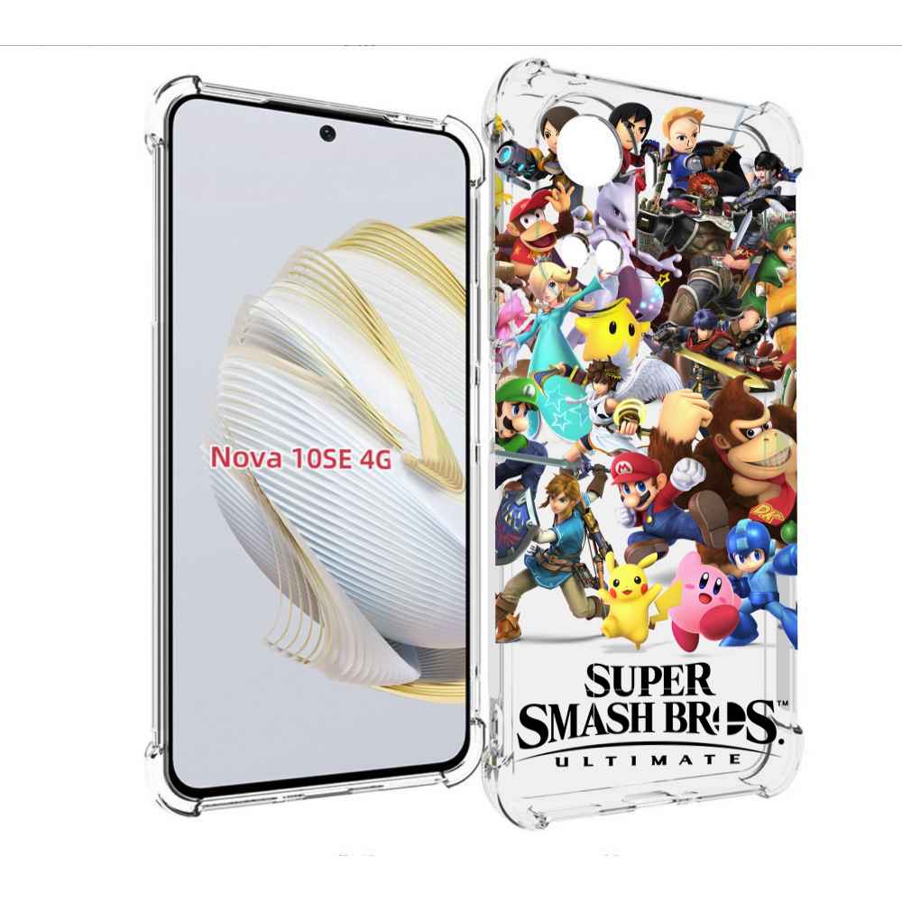 

Чехол MyPads Super Smash Bros для Huawei Nova 10 SE, Прозрачный, Tocco