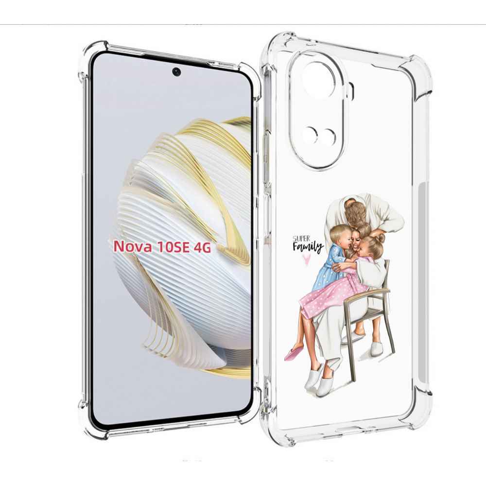 

Чехол MyPads Super-family для Huawei Nova 10 SE, Прозрачный, Tocco