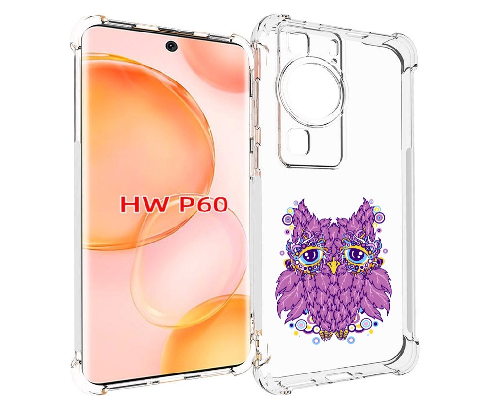 

Чехол MyPads Розовая сова для Huawei P60, Tocco
