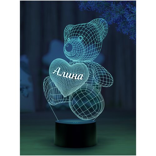 

Ночник "Мишка с именем Алина"