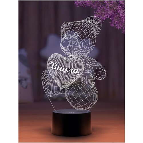 

Ночник "Мишка с именем Виола"
