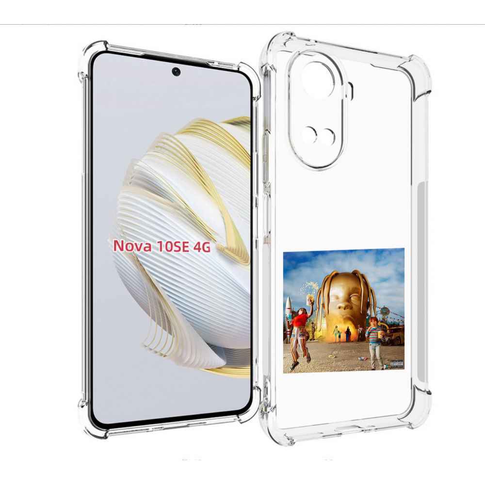 

Чехол MyPads Travis Scott - Astroworld для Huawei Nova 10 SE, Прозрачный, Tocco