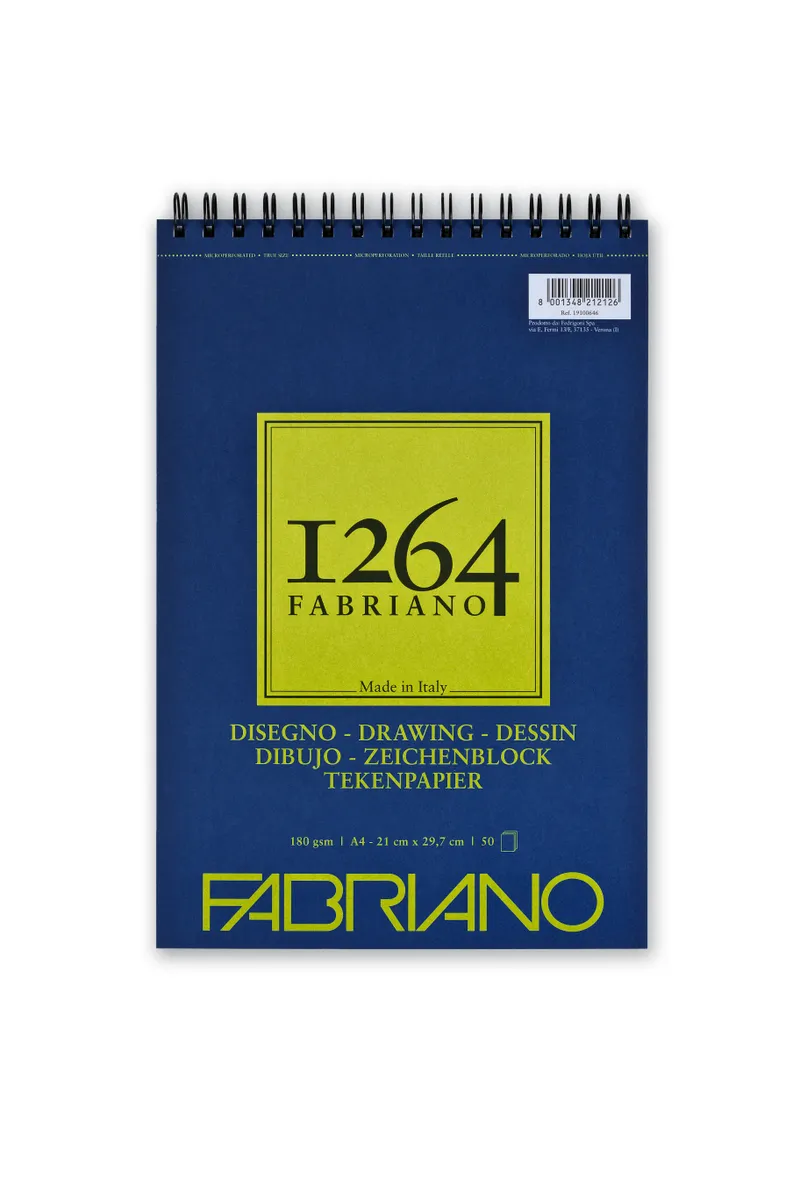 фото Альбом для графики fabriano 1264 drawing 180г/м.кв 21х29,7 50 листов