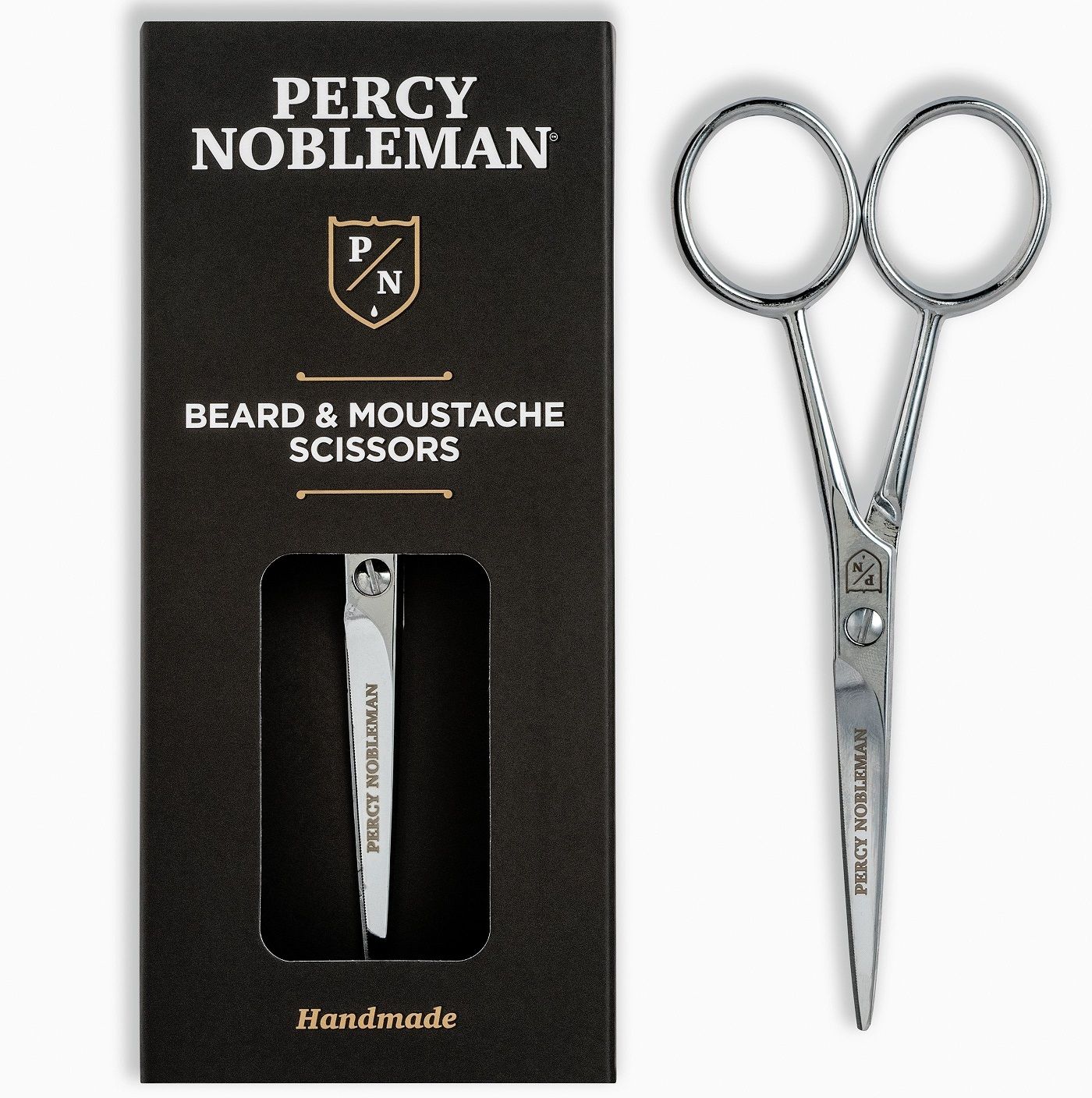 фото Ножницы для бороды и усов percy nobleman beard & moustache scissors