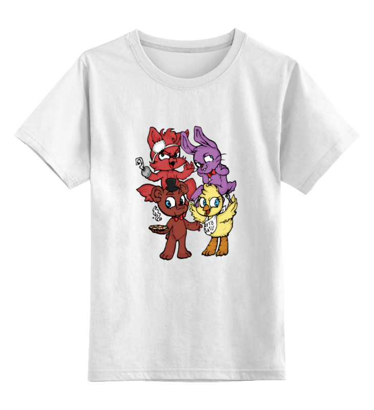 

Футболка детская Printio Пять ночей у фредди (five nights at freddy’s) цв. белый р. 152, Пять ночей у фредди (five nights at freddy’s)