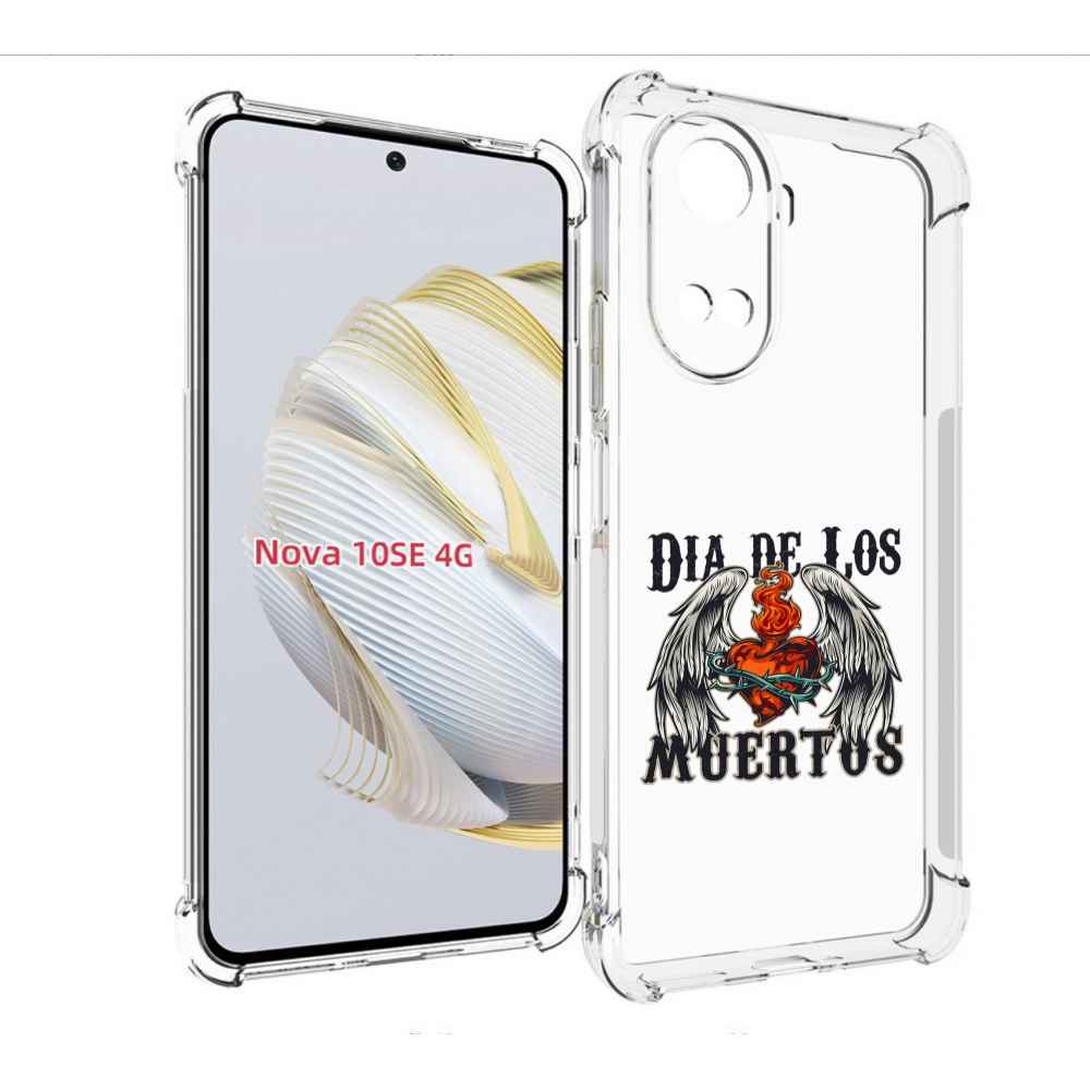 

Чехол MyPads burning-heart для Huawei Nova 10 SE, Прозрачный, Tocco