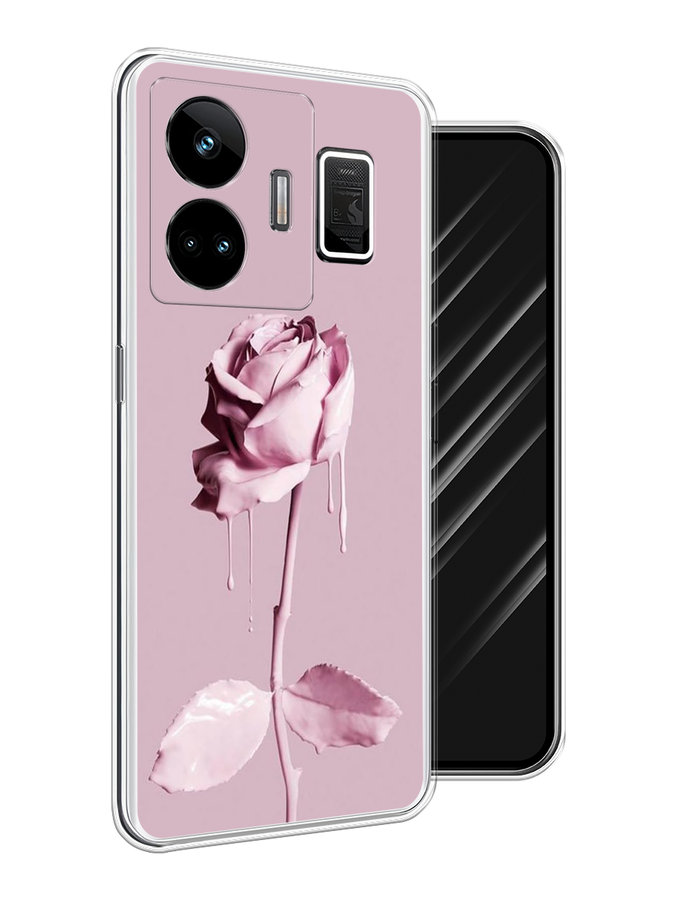 

Чехол Awog на Realme GT Neo 5 5G/GT 3 "Роза в краске", Белый;розовый, 2513750-8