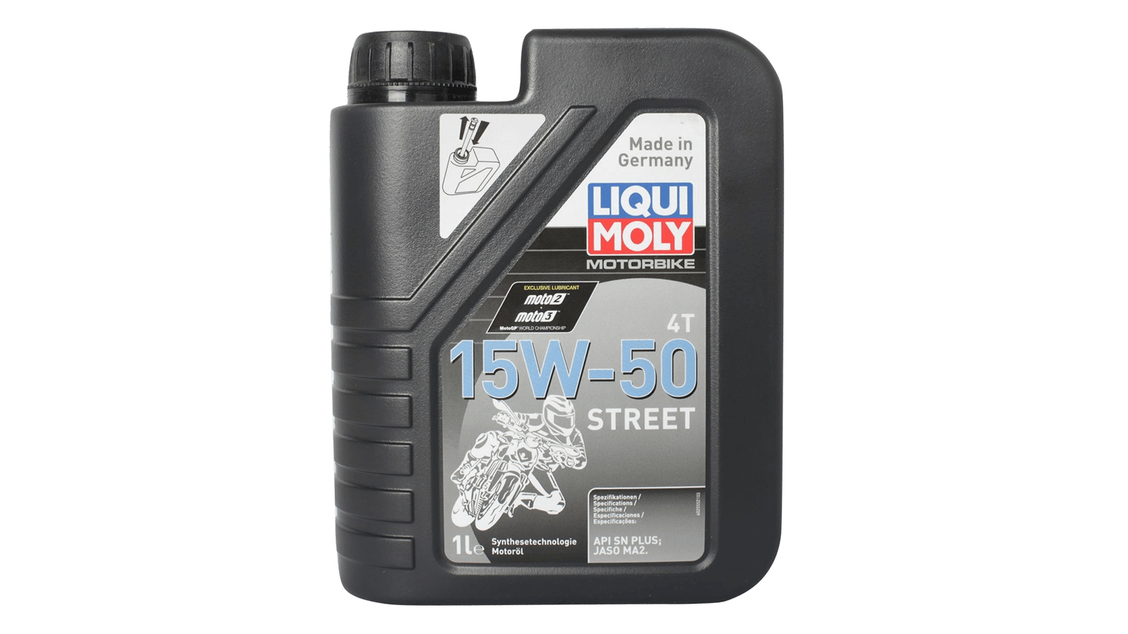 фото Моторное масло liqui moly motorbike 4t street 15w-50 1л