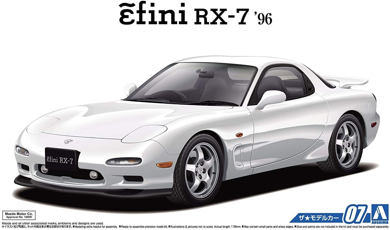 фото Сборная модель aoshima 1/24 сборная модель mazda rx-7 fd3s '96 06127