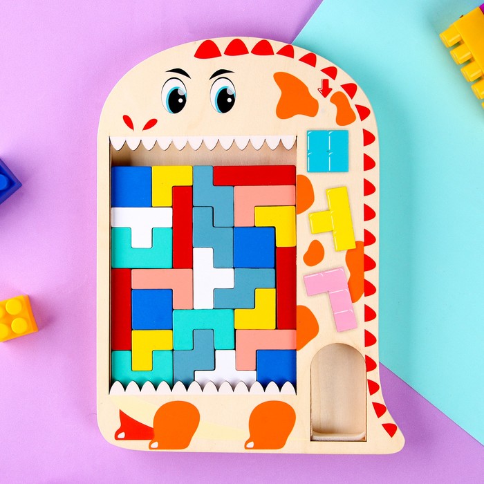 

Детская развивающая игра тетрис Дракончик 2,5 х 22,3 х 29,8 см