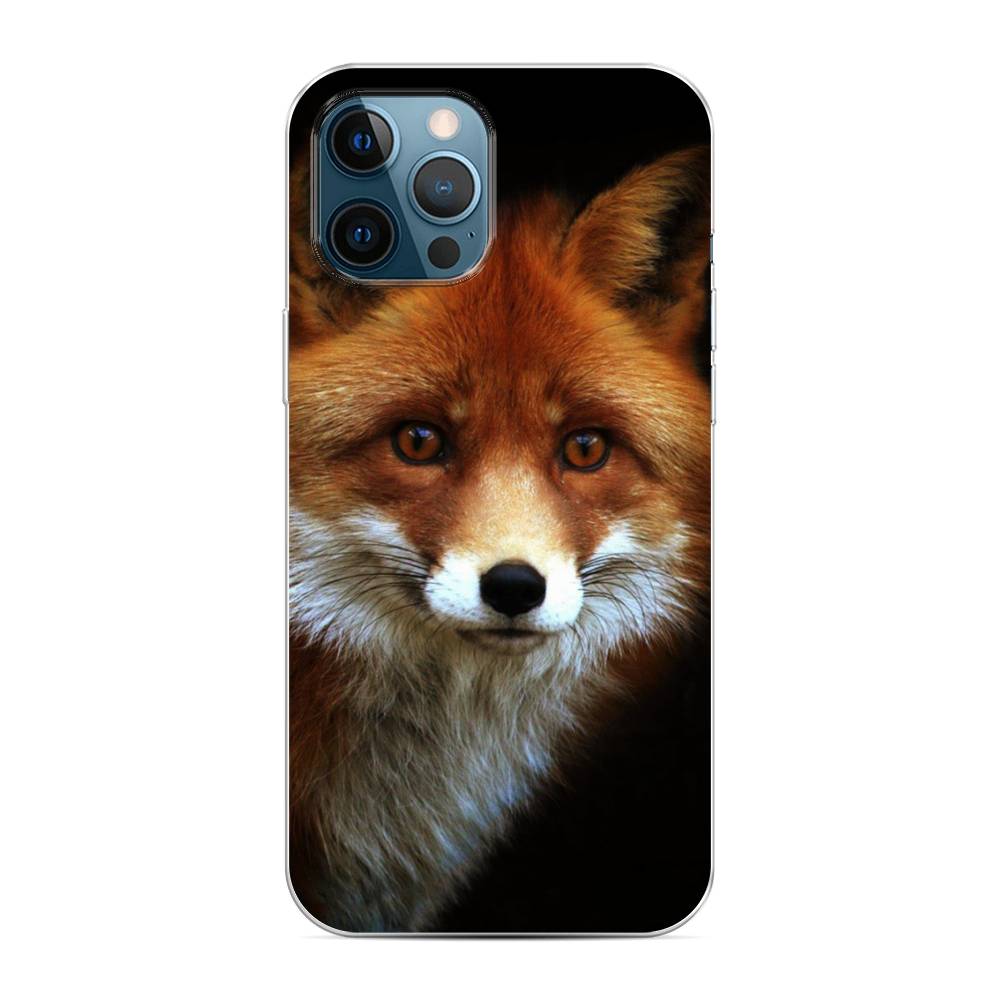 

Чехол на Apple iPhone 12 Pro Max Лиса 2, Оранжевый;черный;серый, 12750-1
