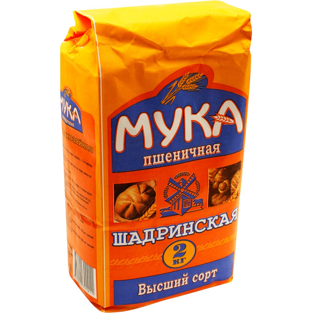 

Мука Шадринский комбинат хлебопродуктов Пшеничная хлебопекарная 2 кг