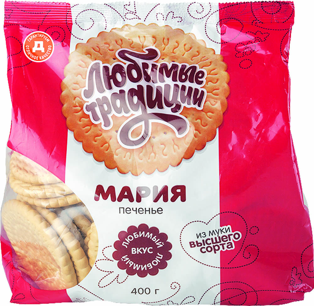 

Печенье Любимые традиции Мария 400 г