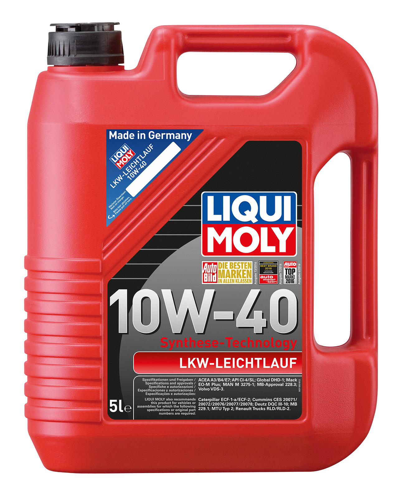 фото Моторное масло liqui moly leichtlauf basic 10w40 5 л