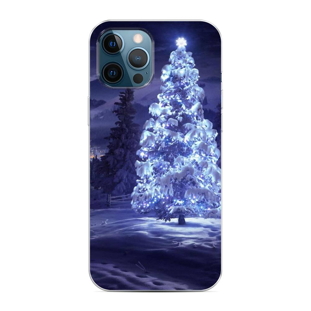 

Чехол на Apple iPhone 12 Pro Max Зима 4, Синий;черный;белый, 12750-2