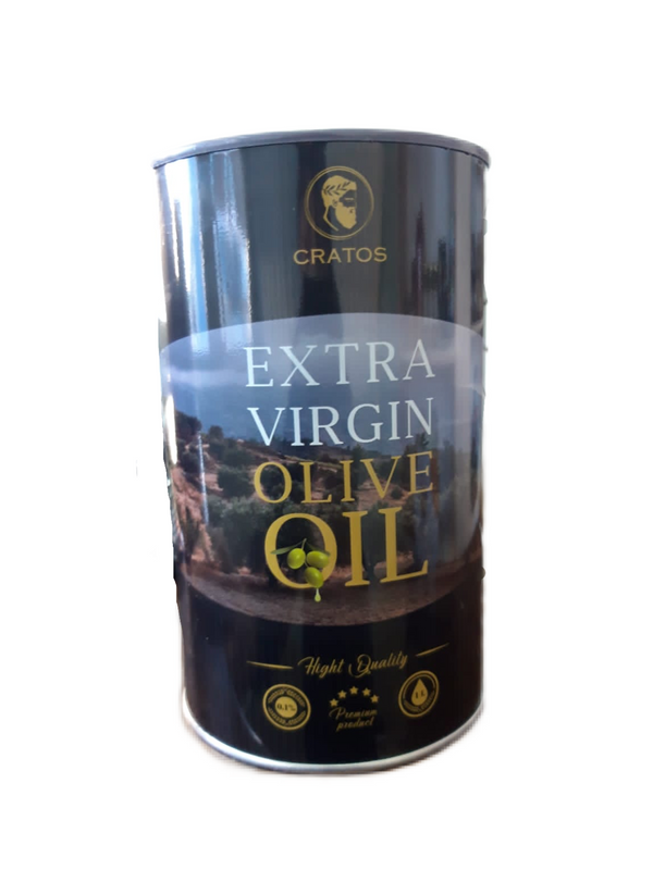 Оливковое масло нерафинированное Cratos Extra Virgin Olive oil, высший сорт, Греция, 1л