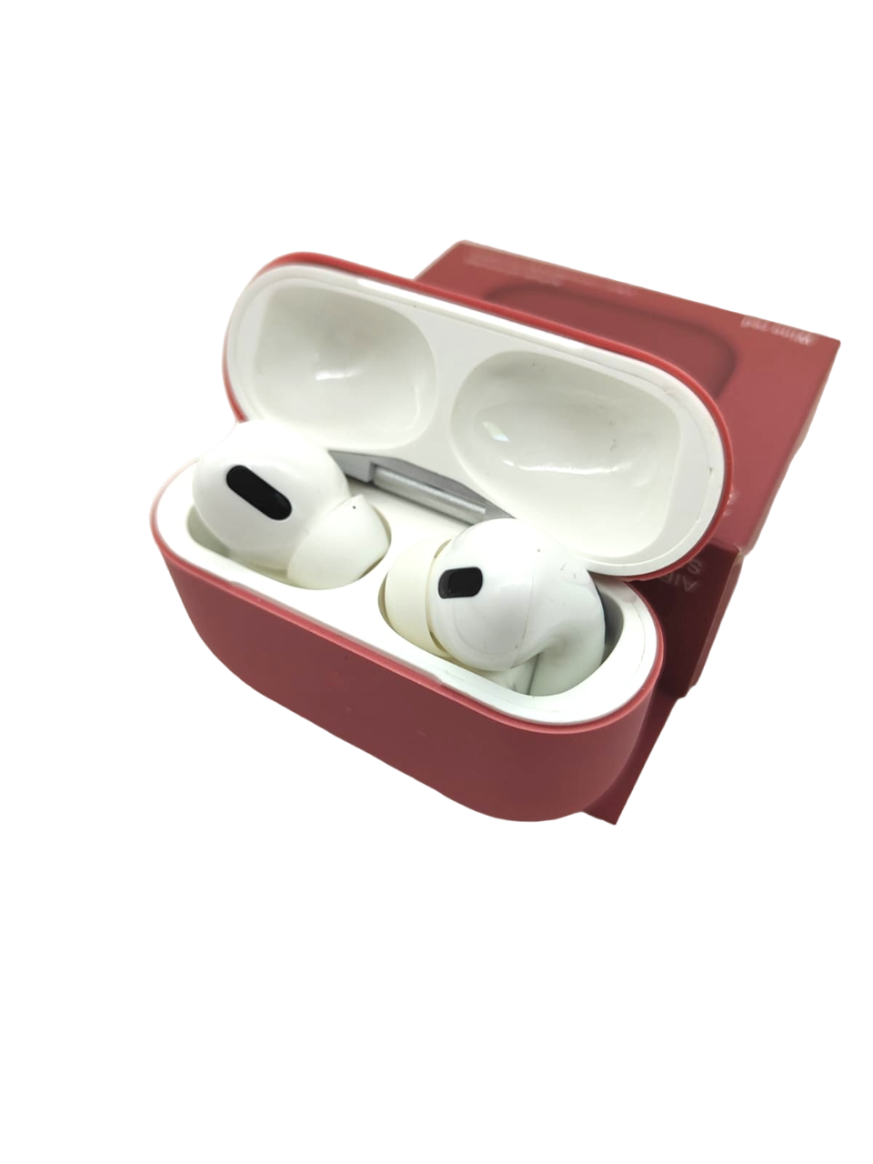 

Чехол для наушников AirPodsPRO, силиконовый, бордовый, AirPodsPRO