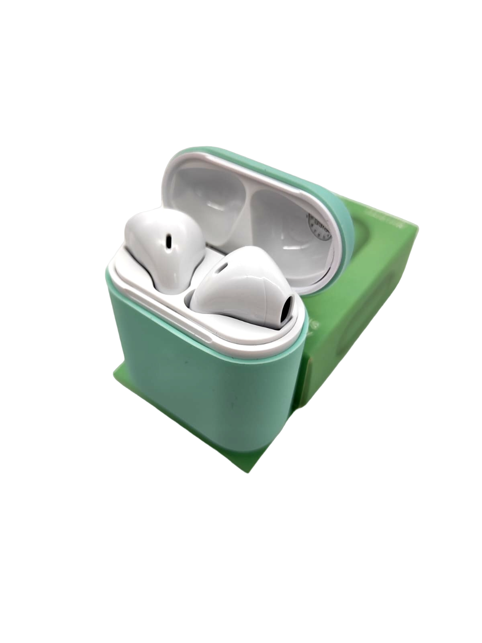 

Чехол для наушников AirPods2, силиконовый, светло-зеленый, AirPods2