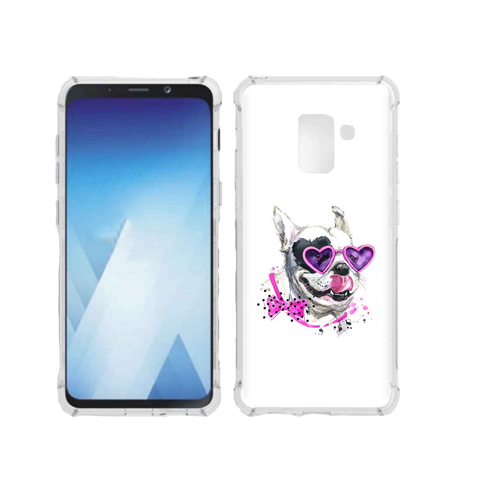 Чехол MyPads Tocco для Samsung Galaxy A5 (2018) акварельный пёс (PT95317.573.218)