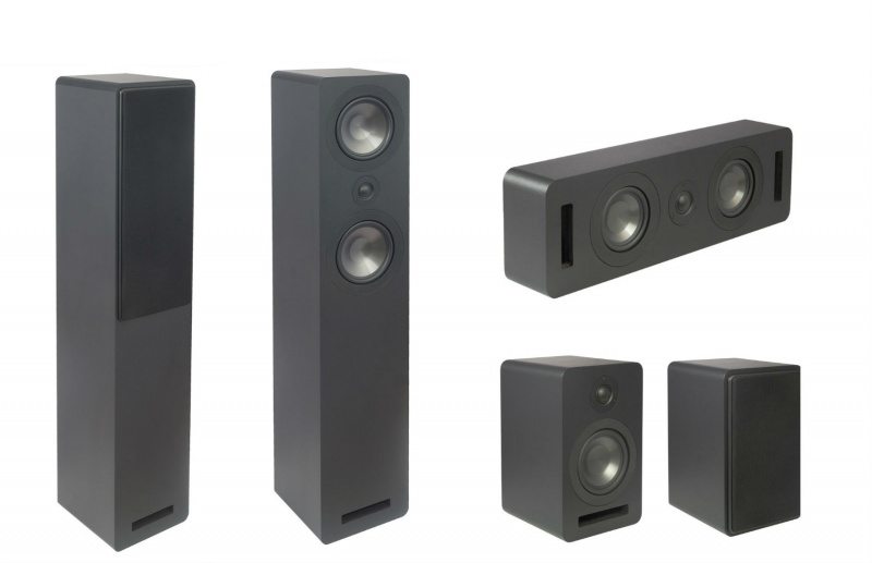 фото Комплект акустики 5.0 proficient audio black (lfs6 + lcre4 + lb52)