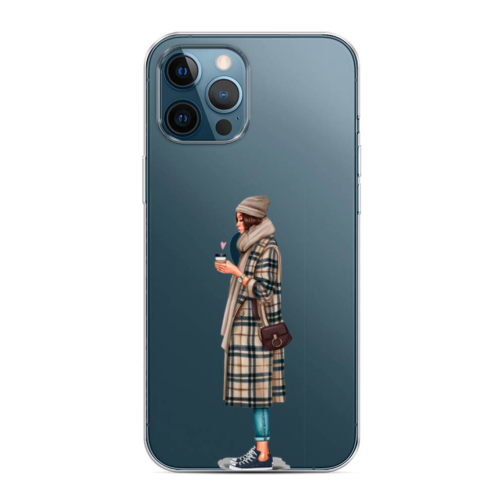 

Чехол на Apple iPhone 12 Pro Max "Утренний кофе", Коричневый;бежевый, 12750-6