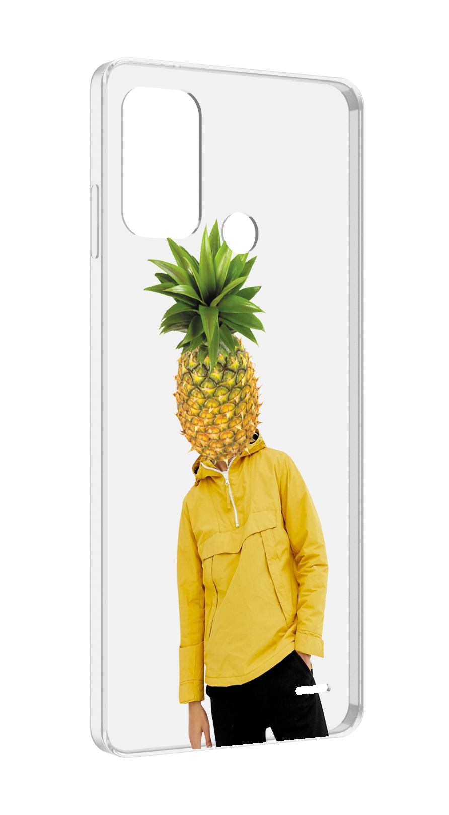 

Чехол MyPads ананасовая-голова для ZTE Blade A52, Прозрачный, Tocco